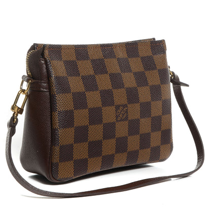 Louis Vuitton Damier Ebene Trousse Make Up Bag Pochette 3 of 7