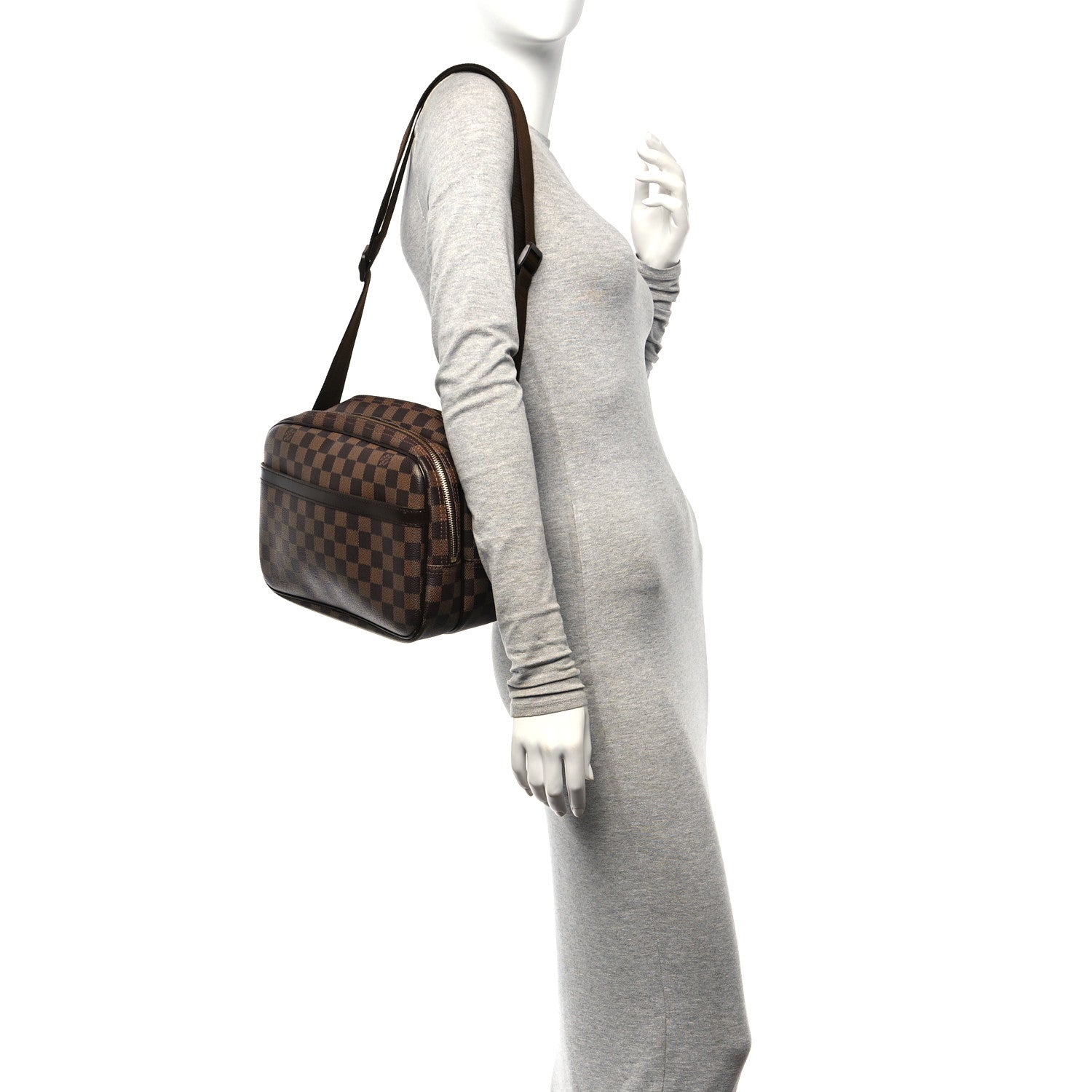 Louis Vuitton Damier Ebene Reporter PM 2 of 10