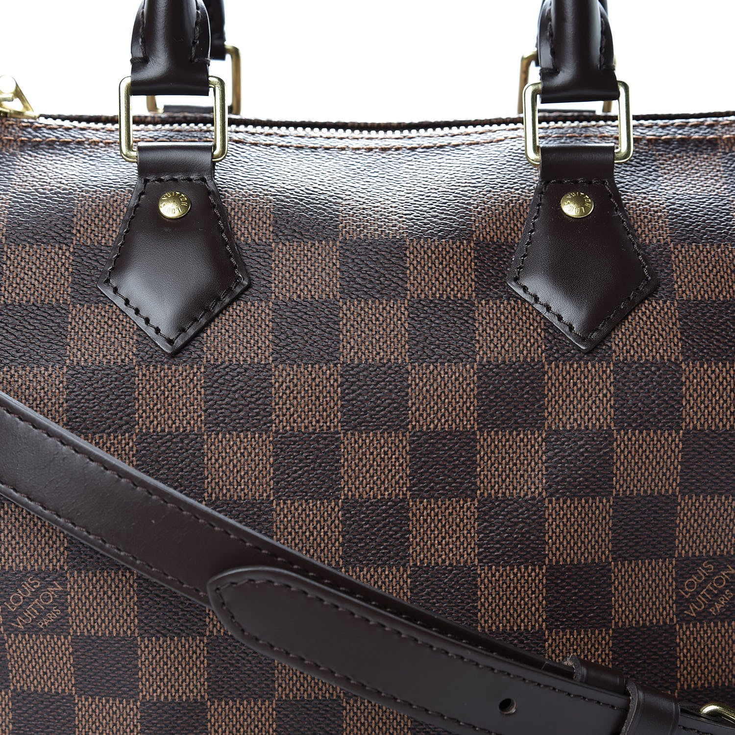 Louis Vuitton Damier Ebene Speedy Bandouliere 25 8 of 16