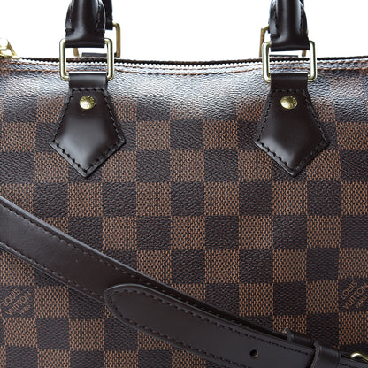 Louis Vuitton Damier Ebene Speedy Bandouliere 25 8 of 16