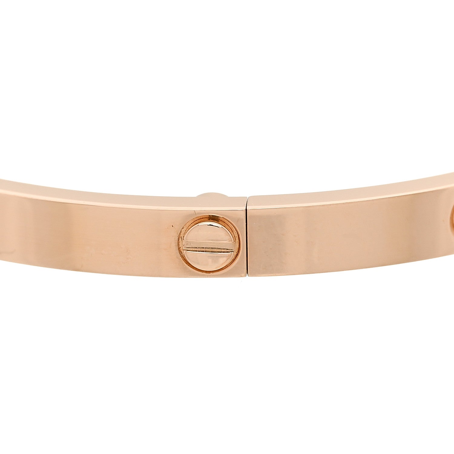 Cartier 18K Pink Gold 10 Diamond Small LOVE Bracelet 16 8 of 10