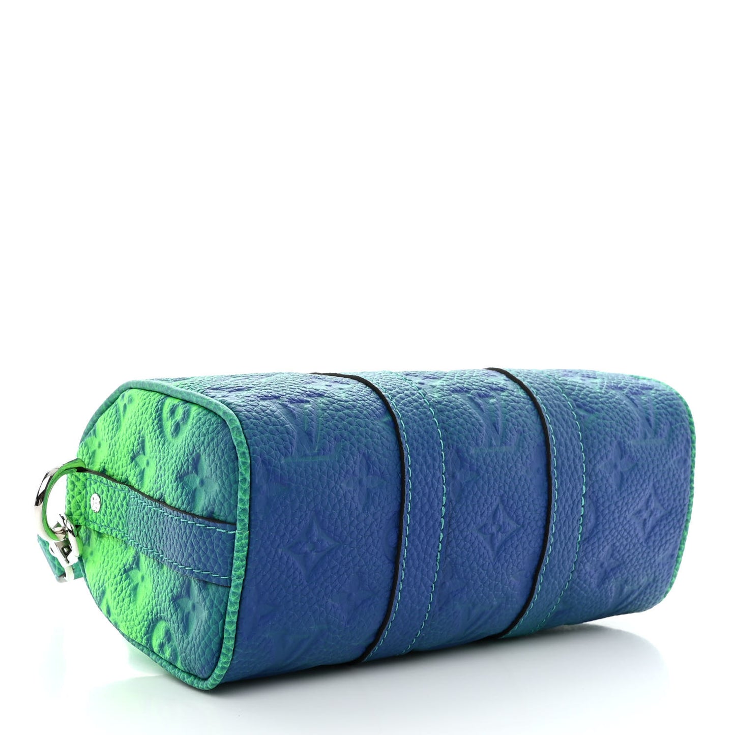 Taurillon Illusion Keepall XS Bleu Vert