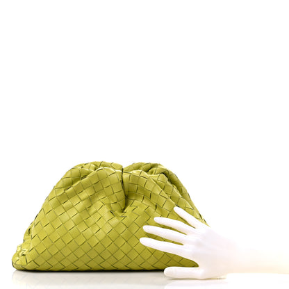 Bottega Veneta Nappa Maxi Intrecciato The Pouch Oversized Clutch Kiwi 2 of 10