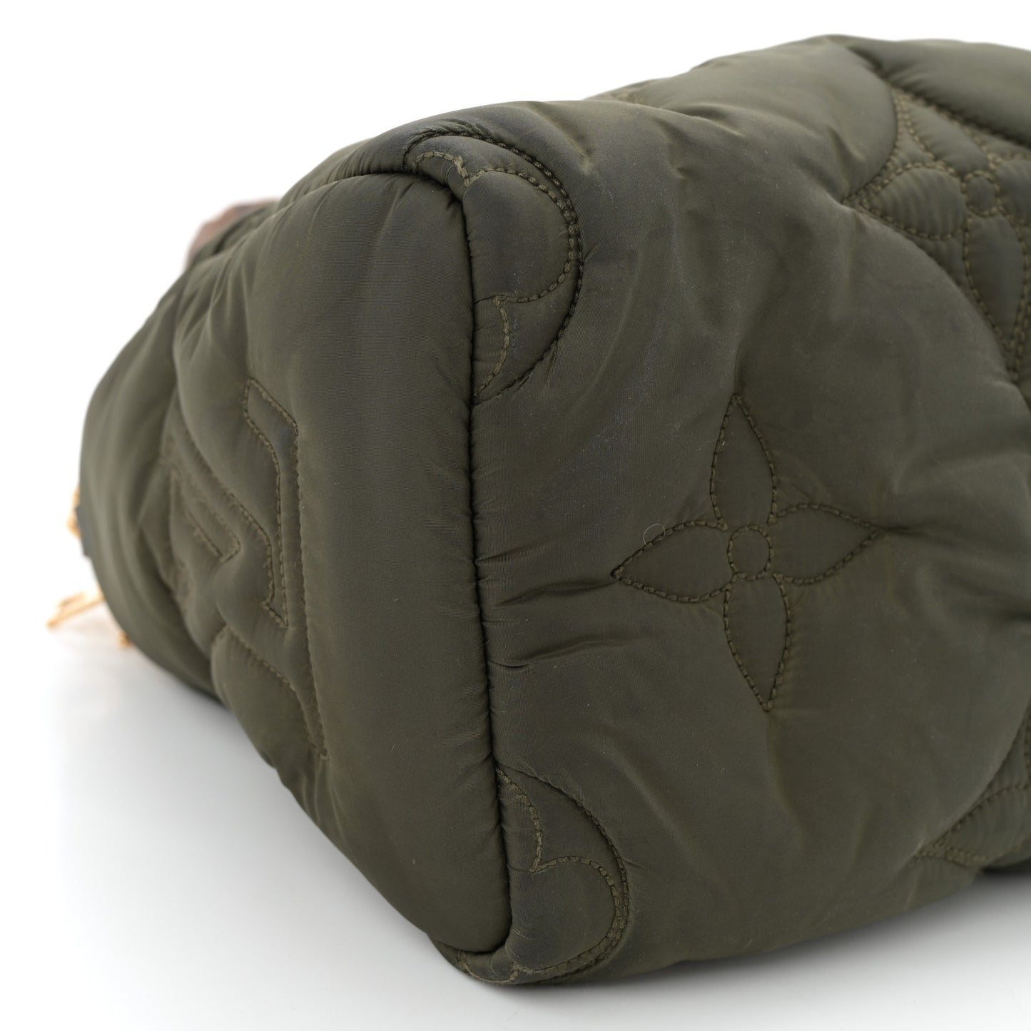 Econyl Mini Monogram Pillow Speedy Bandouliere 25 Khaki