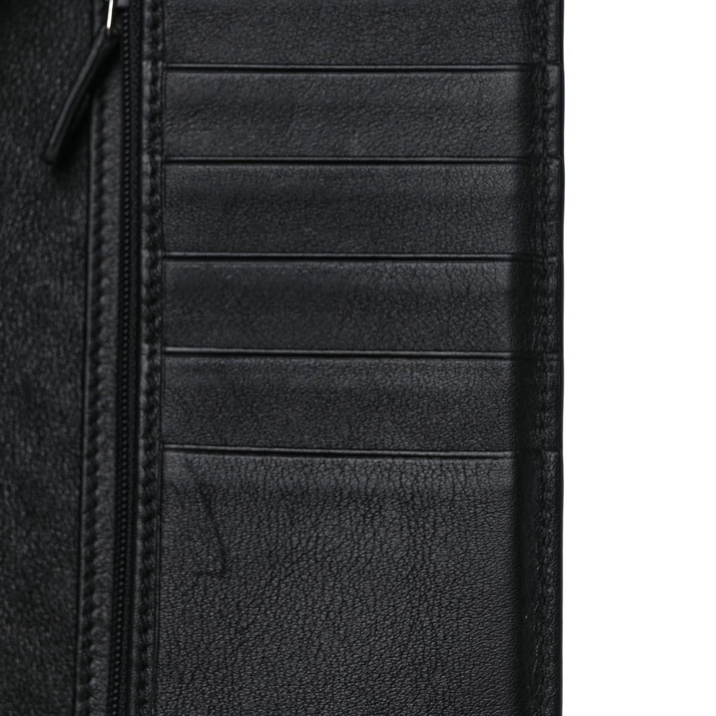 Microguccissima Bi-Fold Organizer Wallet Black