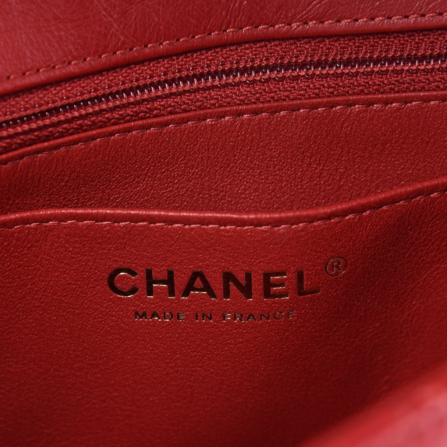 Aged Calfskin Quilted 2.55 Reissue Mini Flap Red