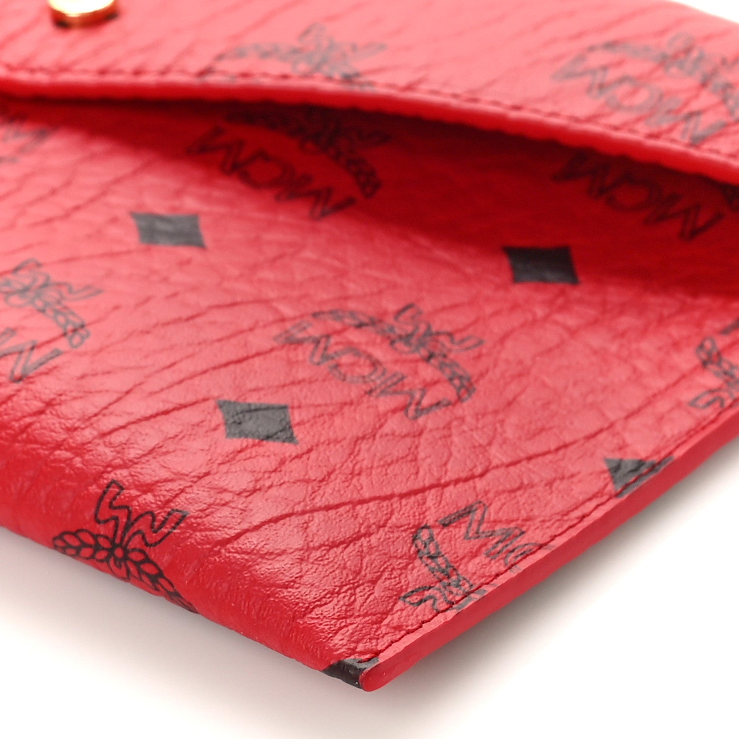 MCM Visetos Envelope Clutch Red 8 of 8