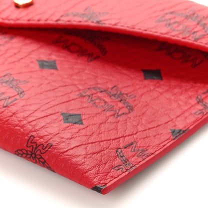 MCM Visetos Envelope Clutch Red 8 of 8