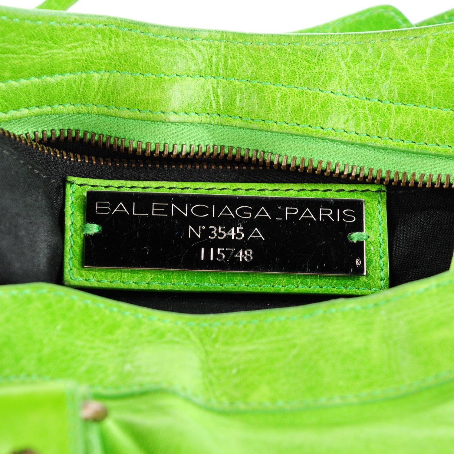 Balenciaga Chevre Classic Hardware City Apple Green 8 of 9