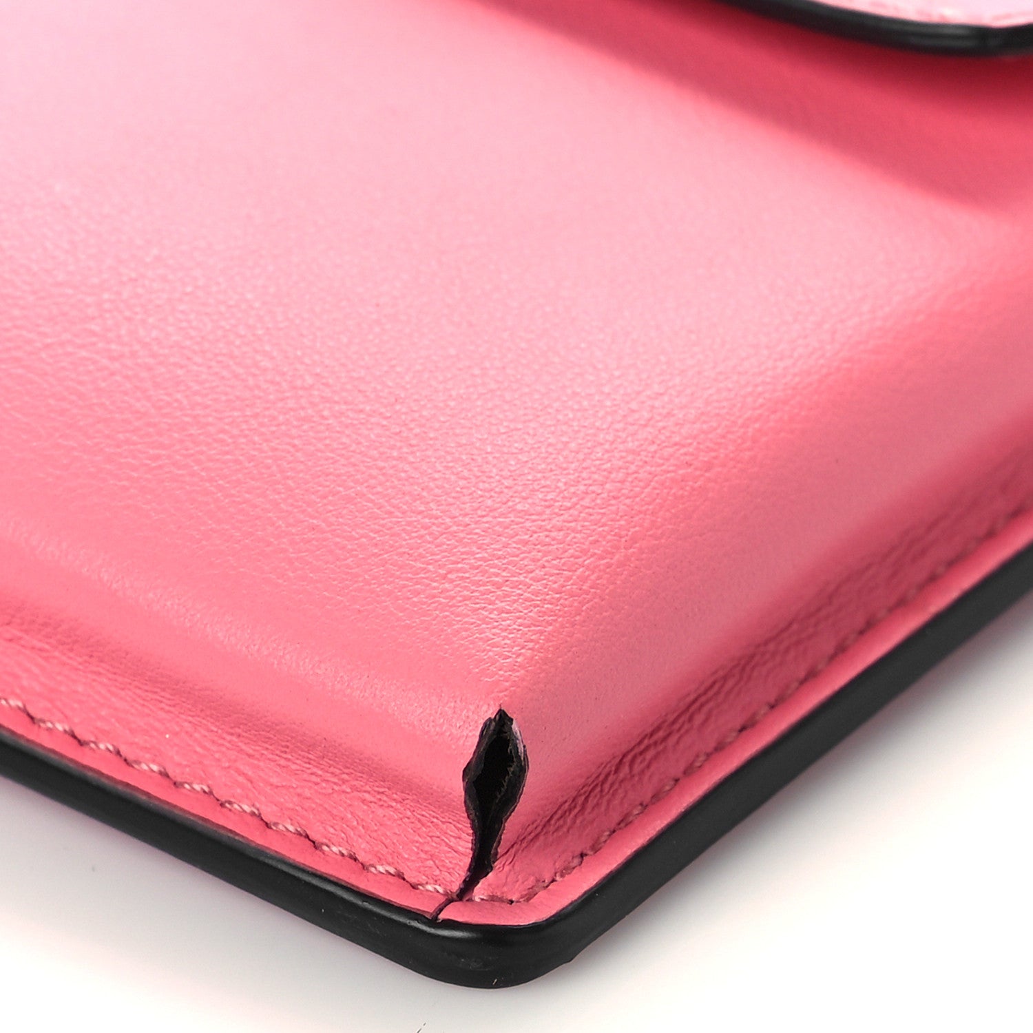Fendi Vitello Grace Matte Two Pocket Mini Crossbody Pink 9 of 9