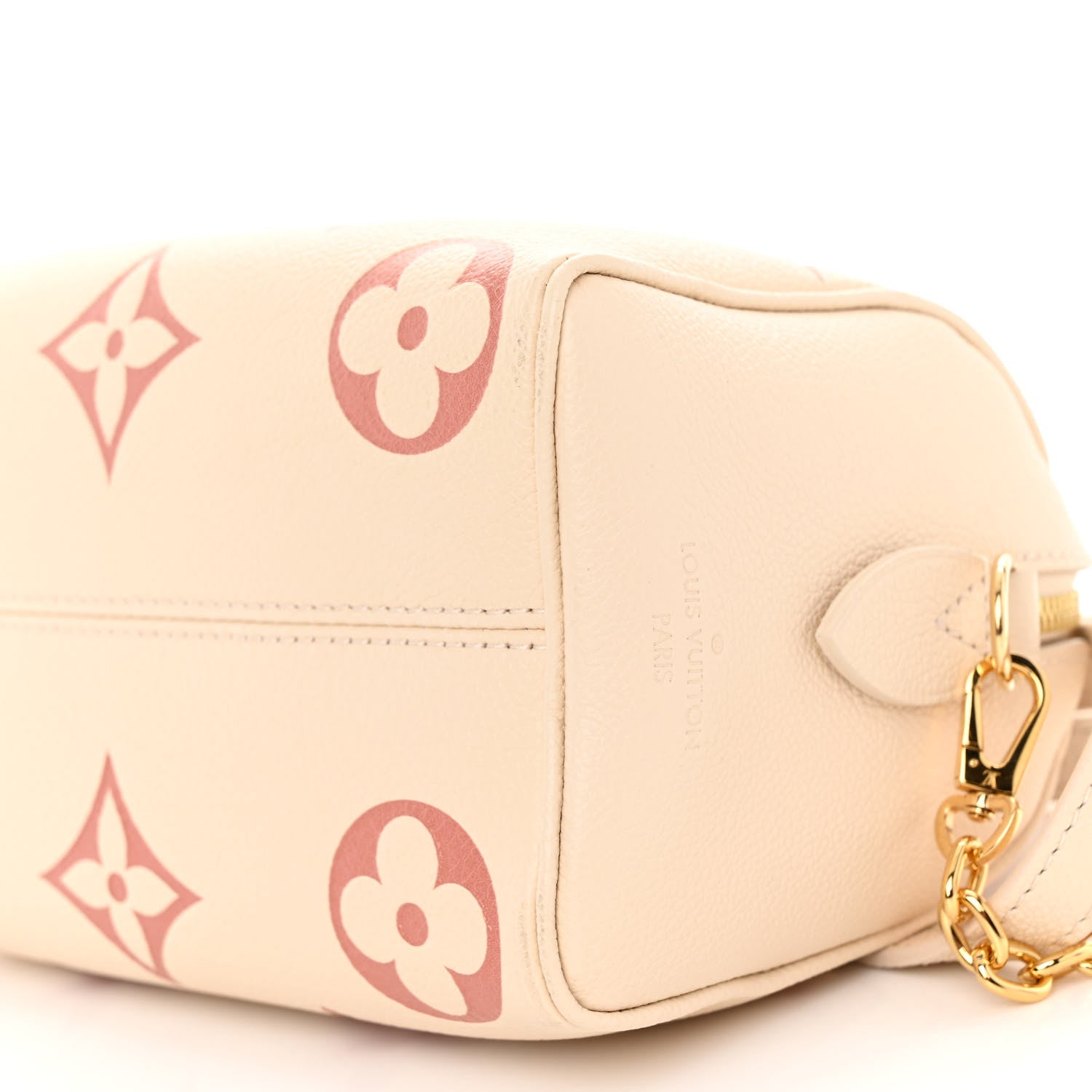 Louis Vuitton LOUIS VUITTON Empreinte Monogram Giant Speedy Bandouliere 20 Creme Rose Trianon 9 of 10