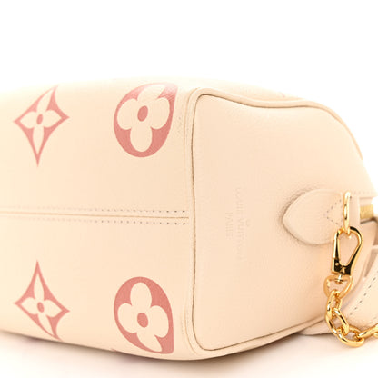 Louis Vuitton LOUIS VUITTON Empreinte Monogram Giant Speedy Bandouliere 20 Creme Rose Trianon 9 of 10