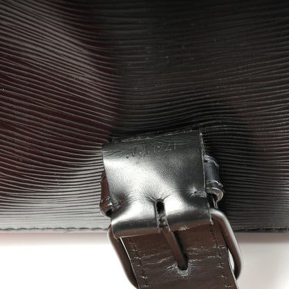 Louis Vuitton Epi Sac a Dos Drawstring Bag Black 5 of 6
