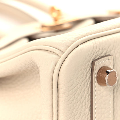 Hermes Togo Birkin 25 Craie 8 of 12