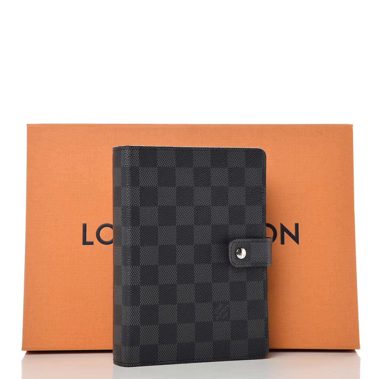 Louis Vuitton Damier Graphite Medium Ring Agenda Cover 8 of 8