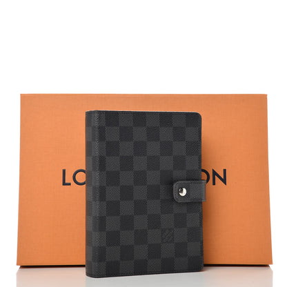 Louis Vuitton Damier Graphite Medium Ring Agenda Cover 8 of 8