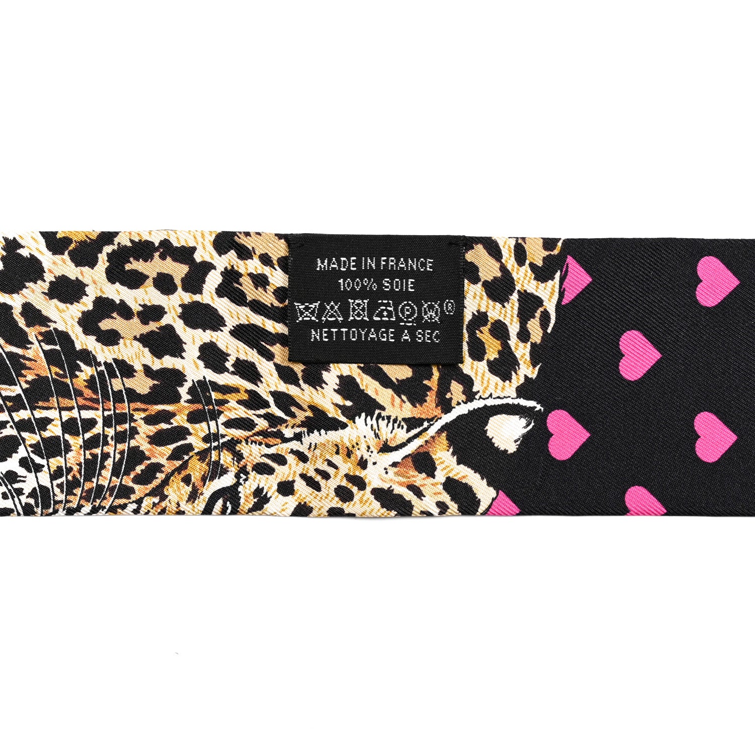 Hermes Silk Jungle Love Love Twilly Black Vert Rose Vif 4 of 4