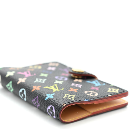 Louis Vuitton Monogram Multicolor Carnet de Bal Mini Agenda Cover Black 7 of 8