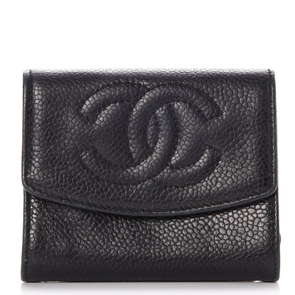 Chanel Caviar Timeless CC Flap Card Holder Black 1 of 9