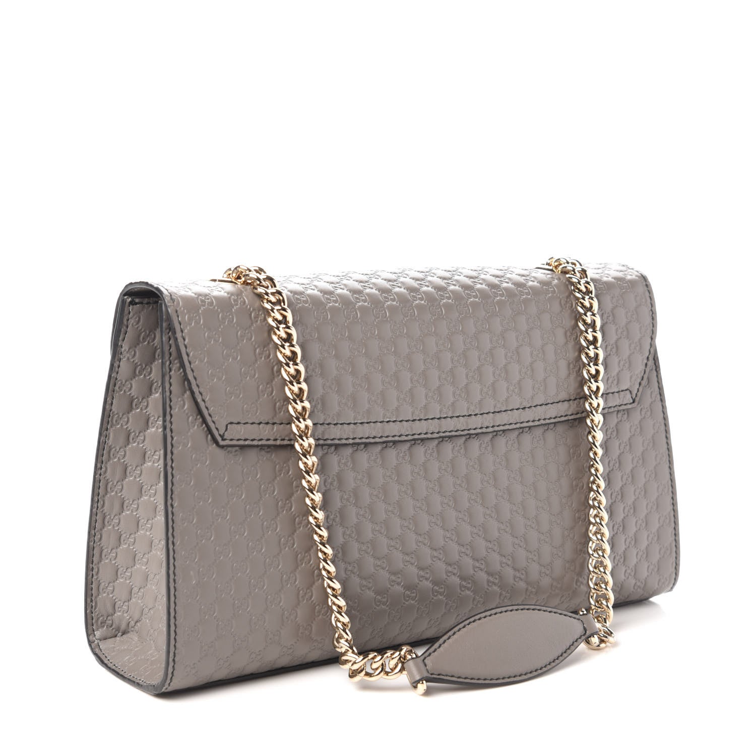 Gucci Soft Microguccissima Medium Emily Chain Shoulder Bag Loess 3 of 11