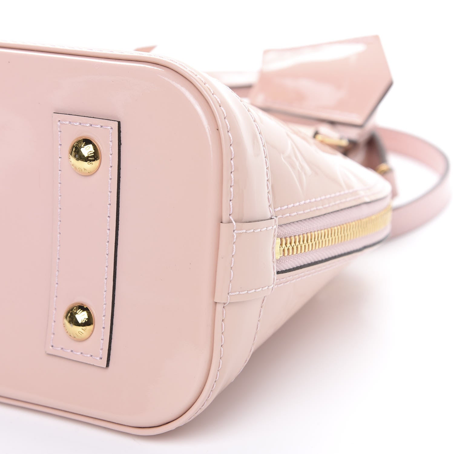 Louis Vuitton Vernis Alma BB Rose Ballerine 9 of 9