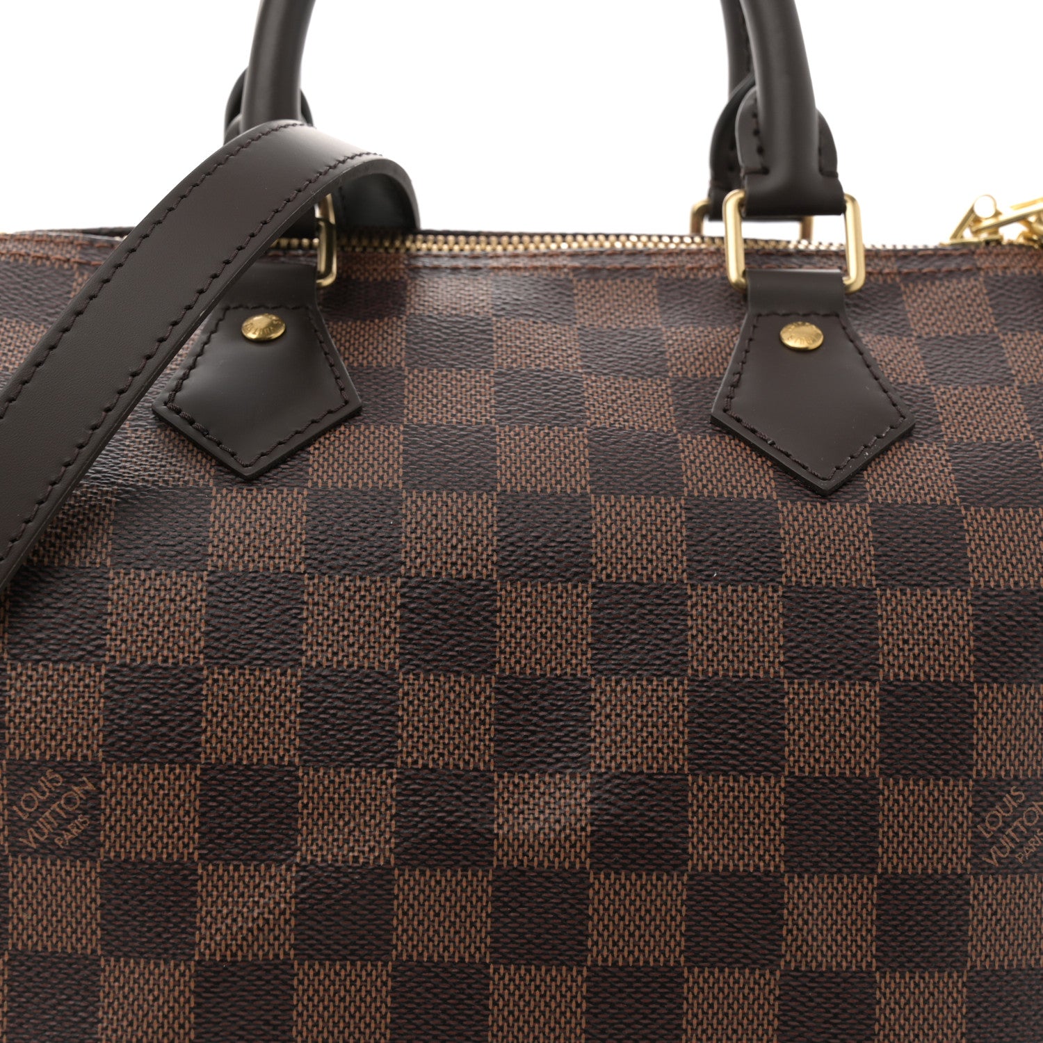 Louis Vuitton Damier Ebene Speedy Bandouliere 25 7 of 11
