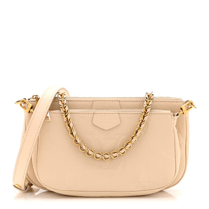 Louis Vuitton Empreinte Monogram Giant Multi Pochette Accessories Cream 1 of 11