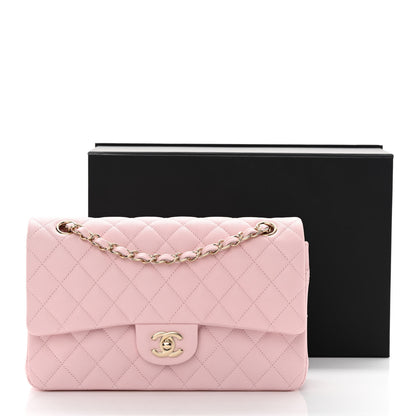 Chanel Caviar Quilted Medium Double Flap Light Pink 11 of 11