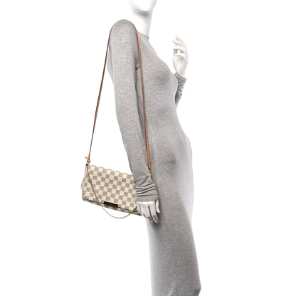 Louis Vuitton Damier Azur Favorite MM 2 of 10