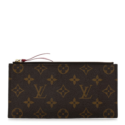 Louis Vuitton Monogram Felicie Chain Wallet Zippered Insert Fuchsia 1 of 7