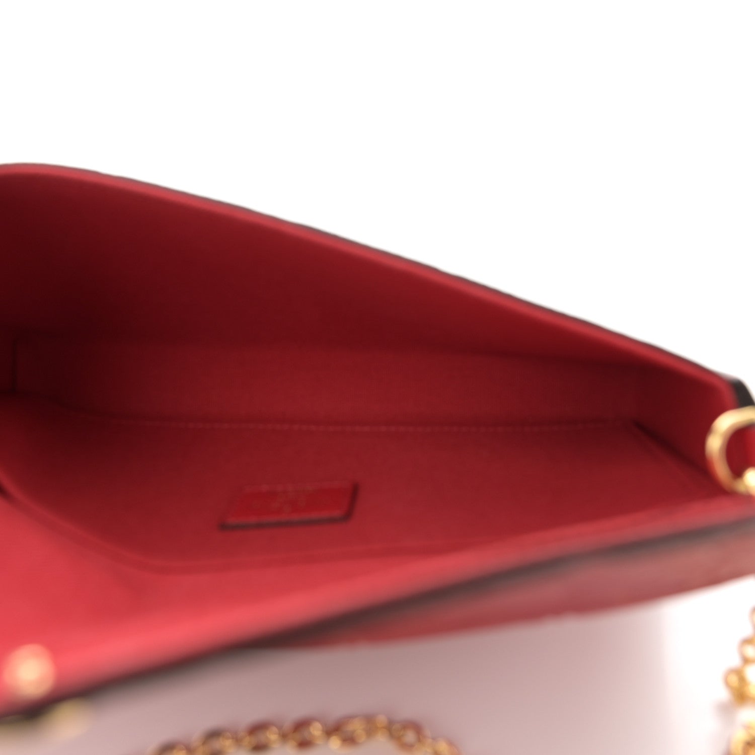 Louis Vuitton Empreinte Pochette Felicie Chain Wallet Scarlet 6 of 11