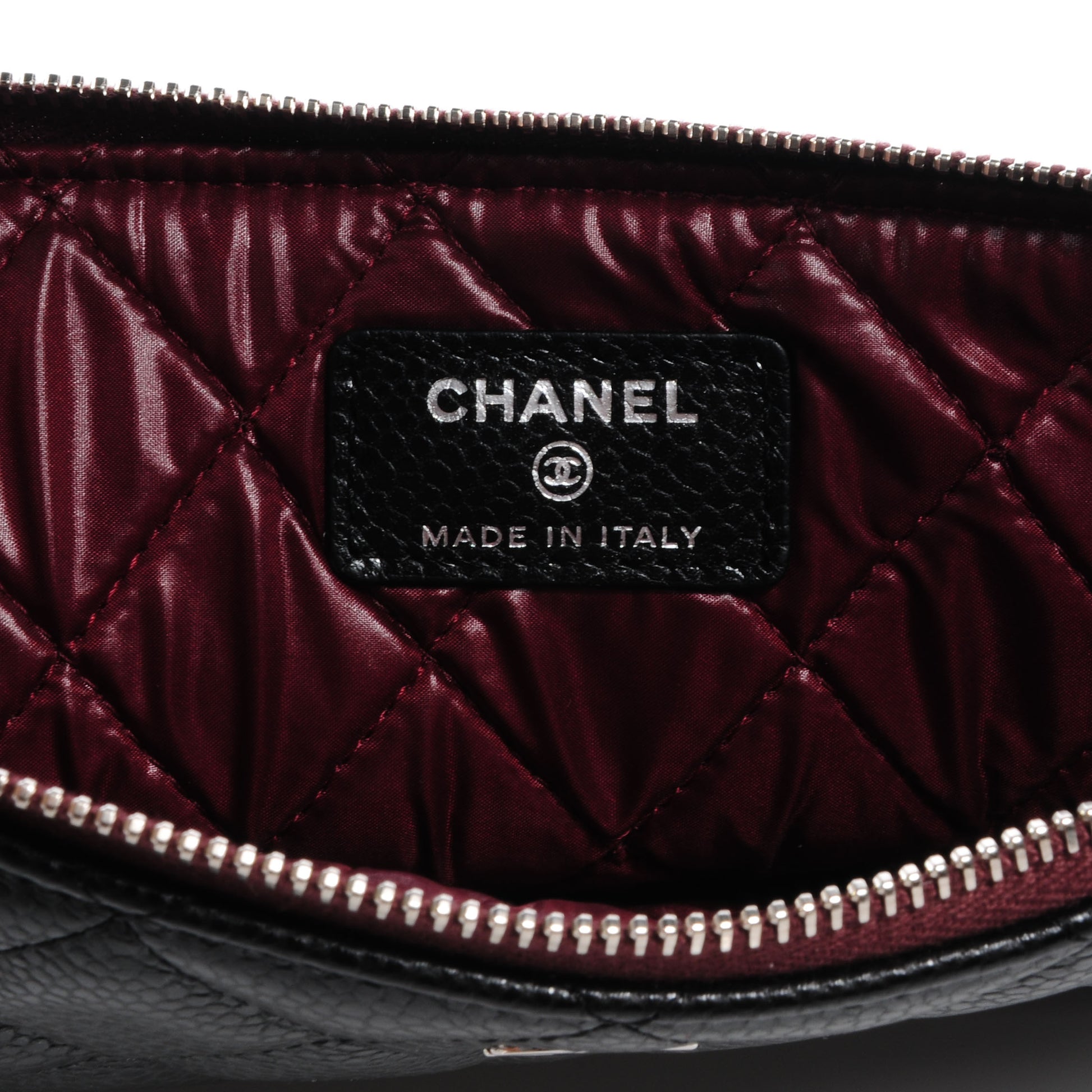 Chanel Caviar Large Cosmetic Case Black 7 of 8
