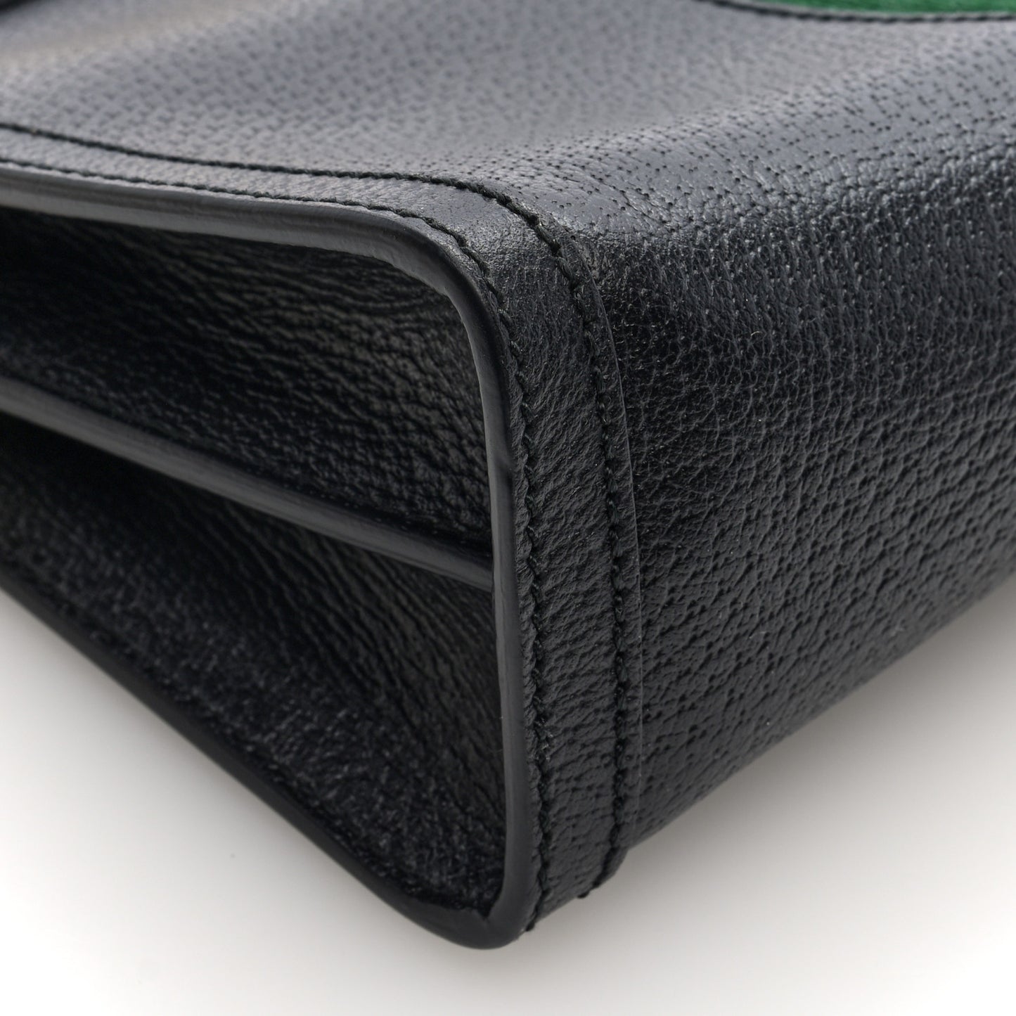 Calfskin GG Web Small Ophidia Chain Shoulder Bag Black