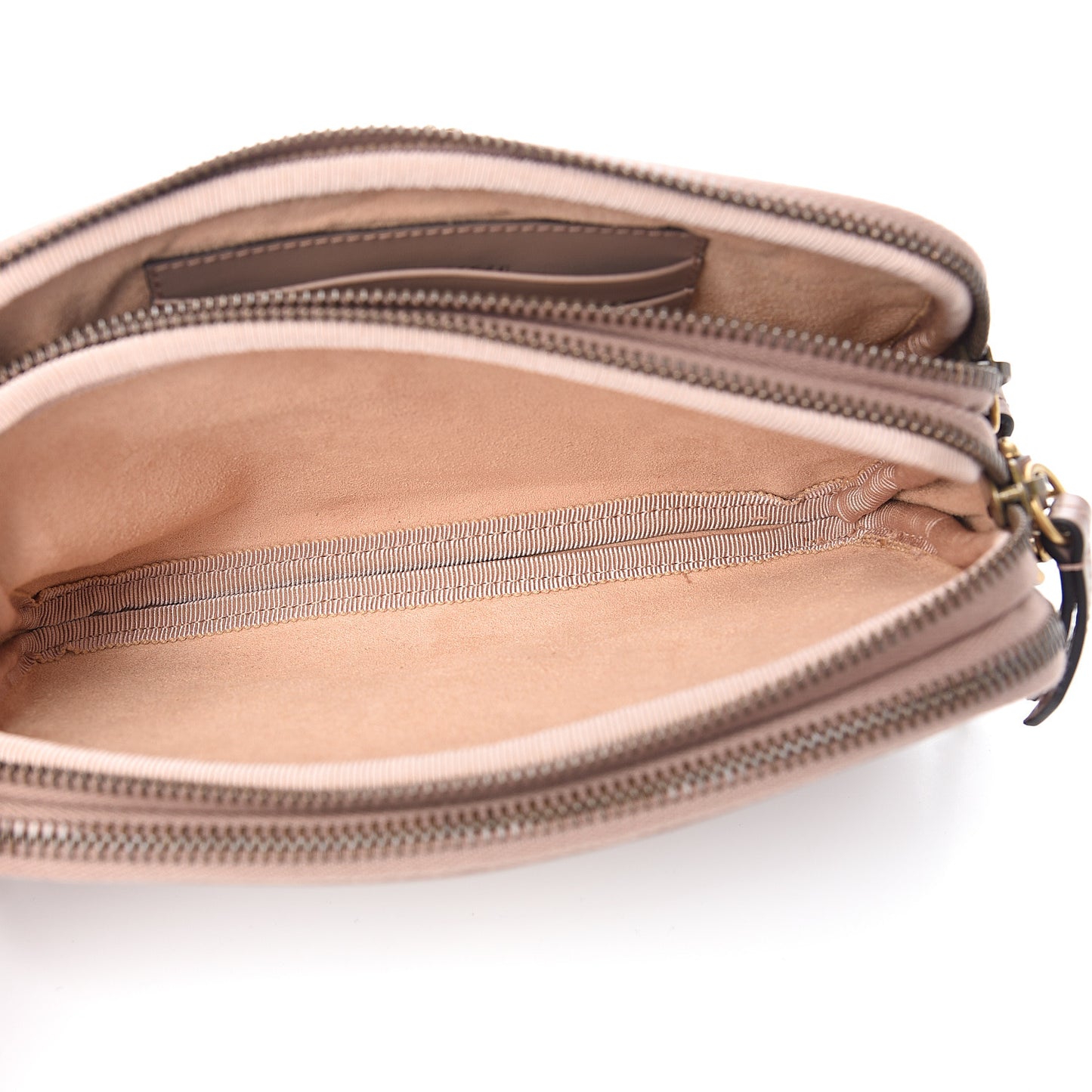 Calfskin Matelasse Mini GG Marmont Chain Crossbody Bag Porcelain Rose