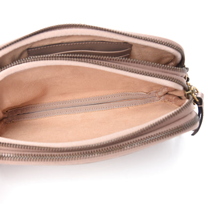 Gucci Calfskin Matelasse Mini GG Marmont Chain Crossbody Bag Porcelain Rose 6 of 11