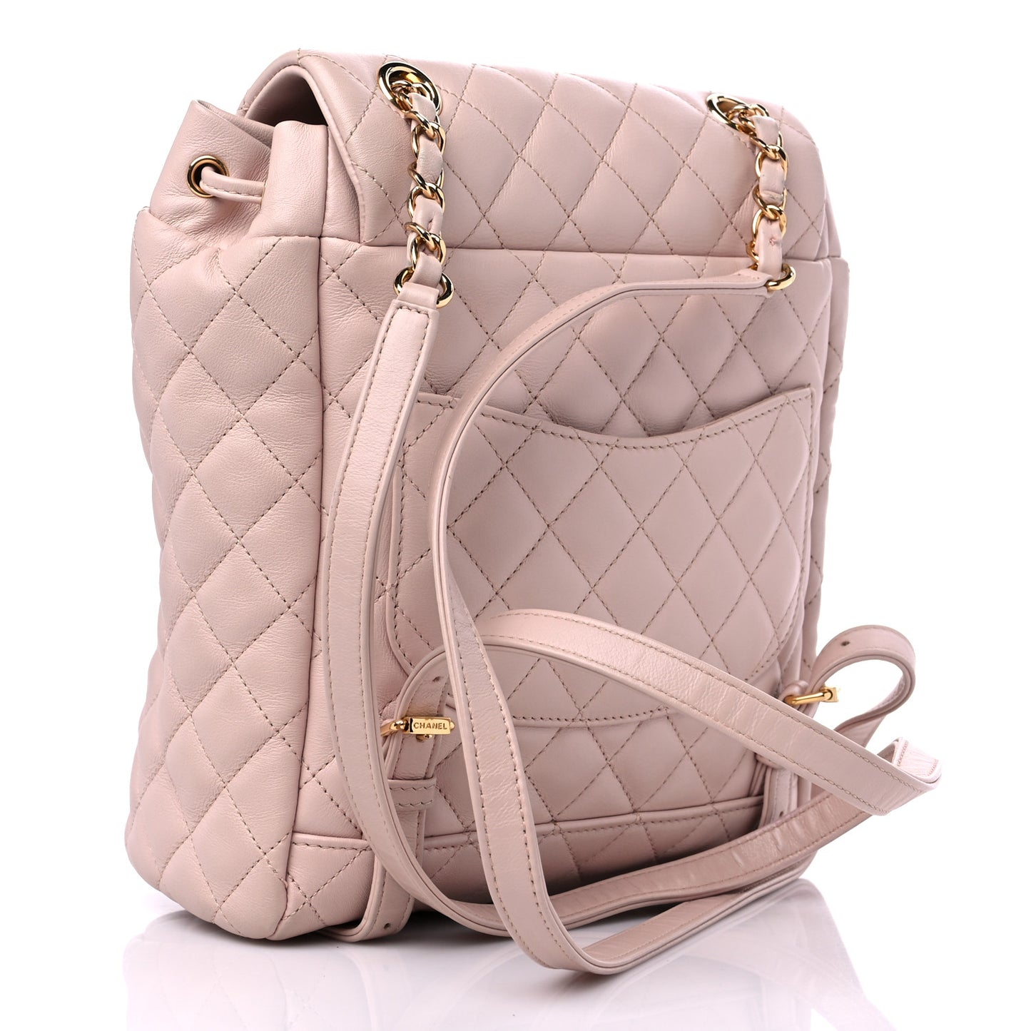 Calfskin Quilted Small Urban Spirit Backpack Light Pink