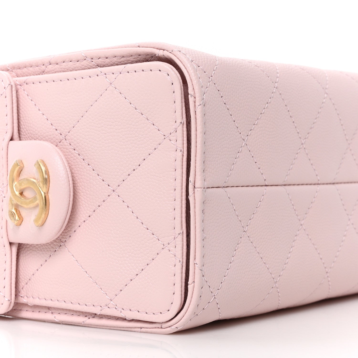 Chanel Caviar Quilted Mini Chanel 25 Handbag Light Pink 9 of 11