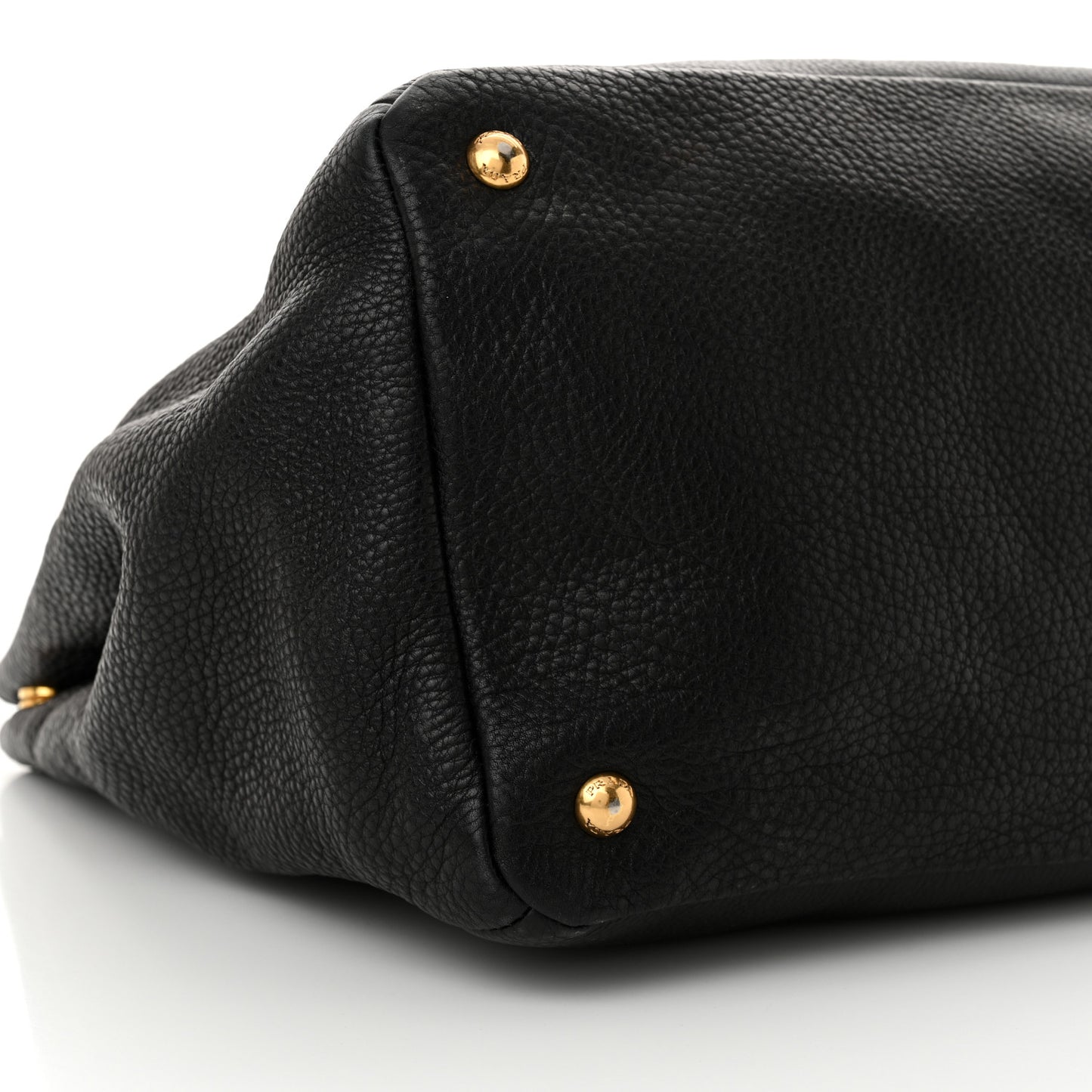 Vitello Daino Tote Black