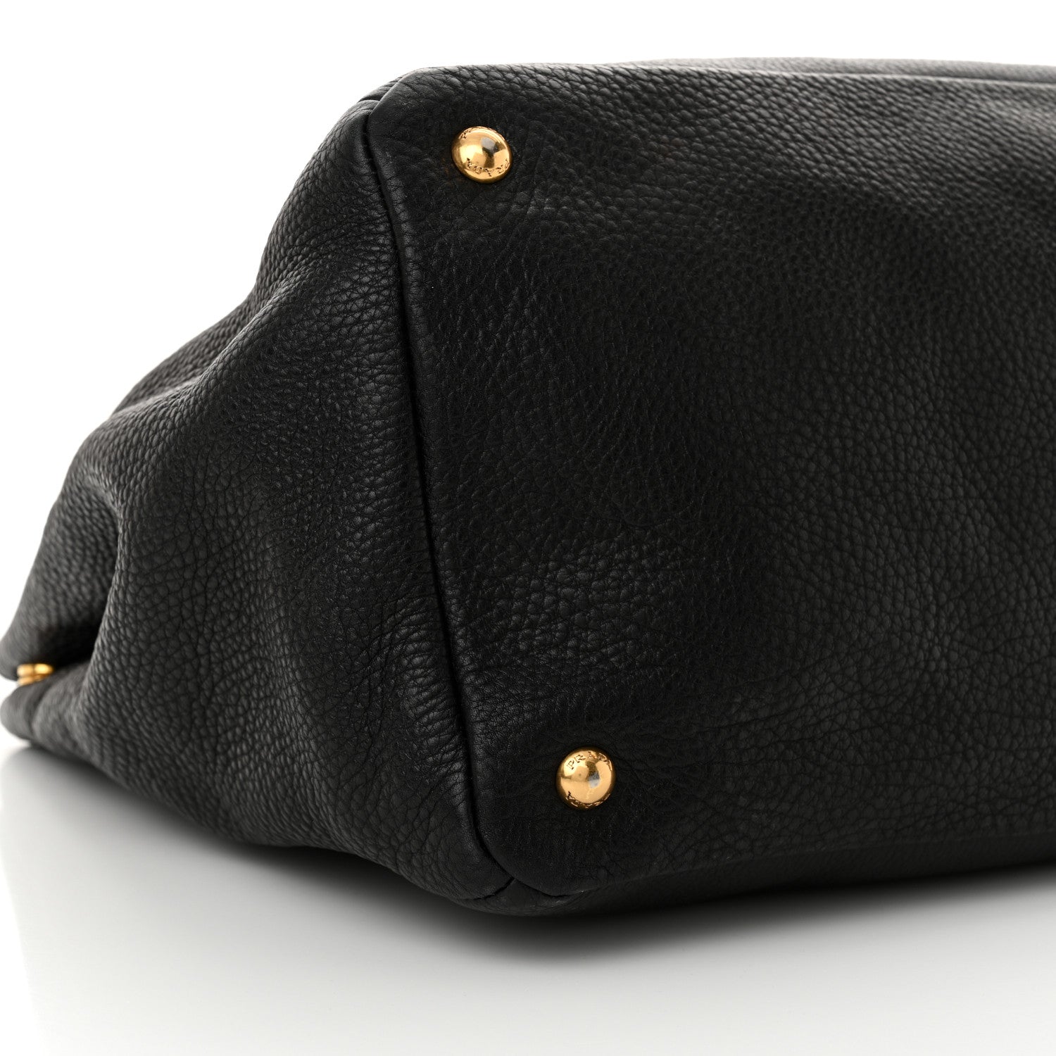 Prada Vitello Daino Tote Black 9 of 13