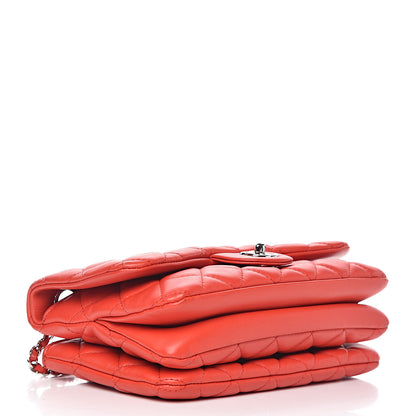Chanel Lambskin Quilted Flap Red 4 of 10