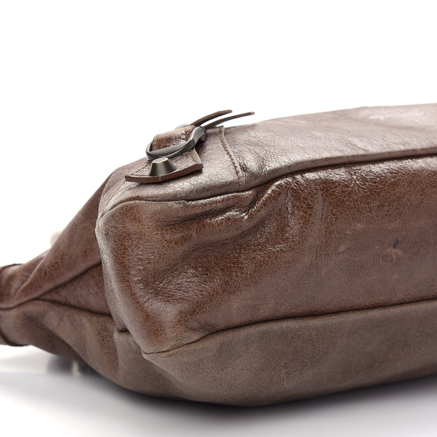 Balenciaga Agneau Classic Hardware First Olive Brown 8 of 10