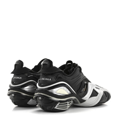 Balenciaga Rubber Womens Mesh Tyrex Sneakers 36 Black Grey 5 of 10