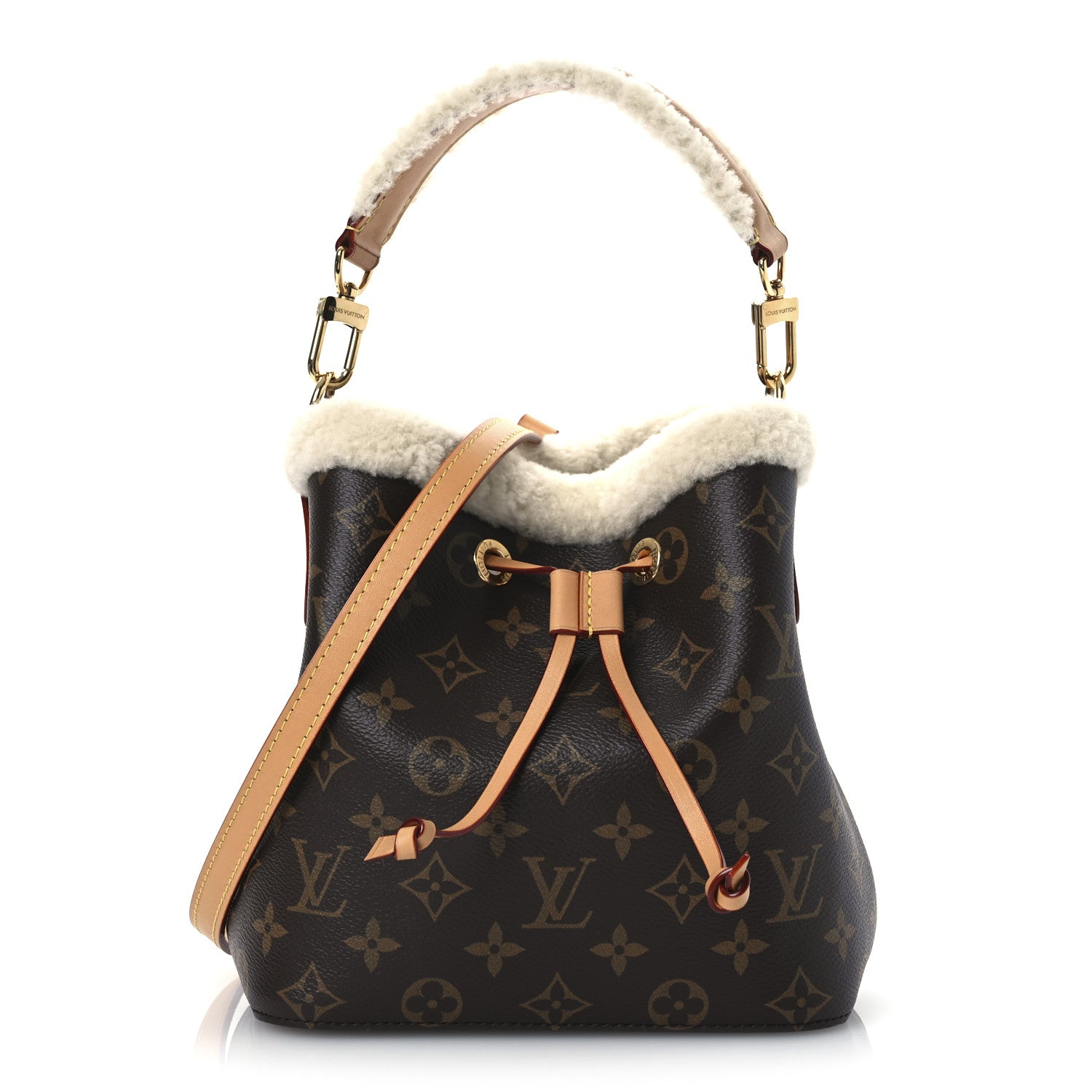 Louis Vuitton Monogram Shearling Cozygram Neonoe BB 1 of 11