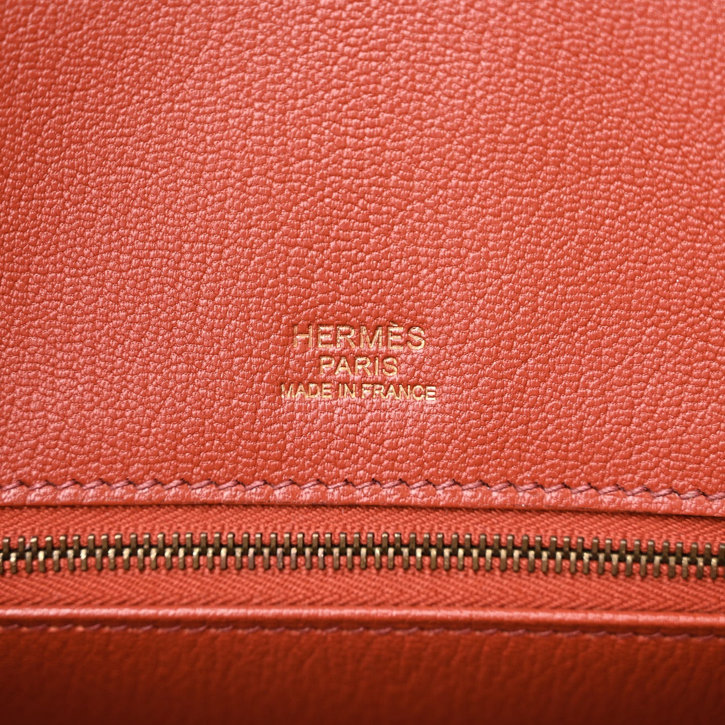 Ostrich Ghillies Birkin 30 Brique Rouge H