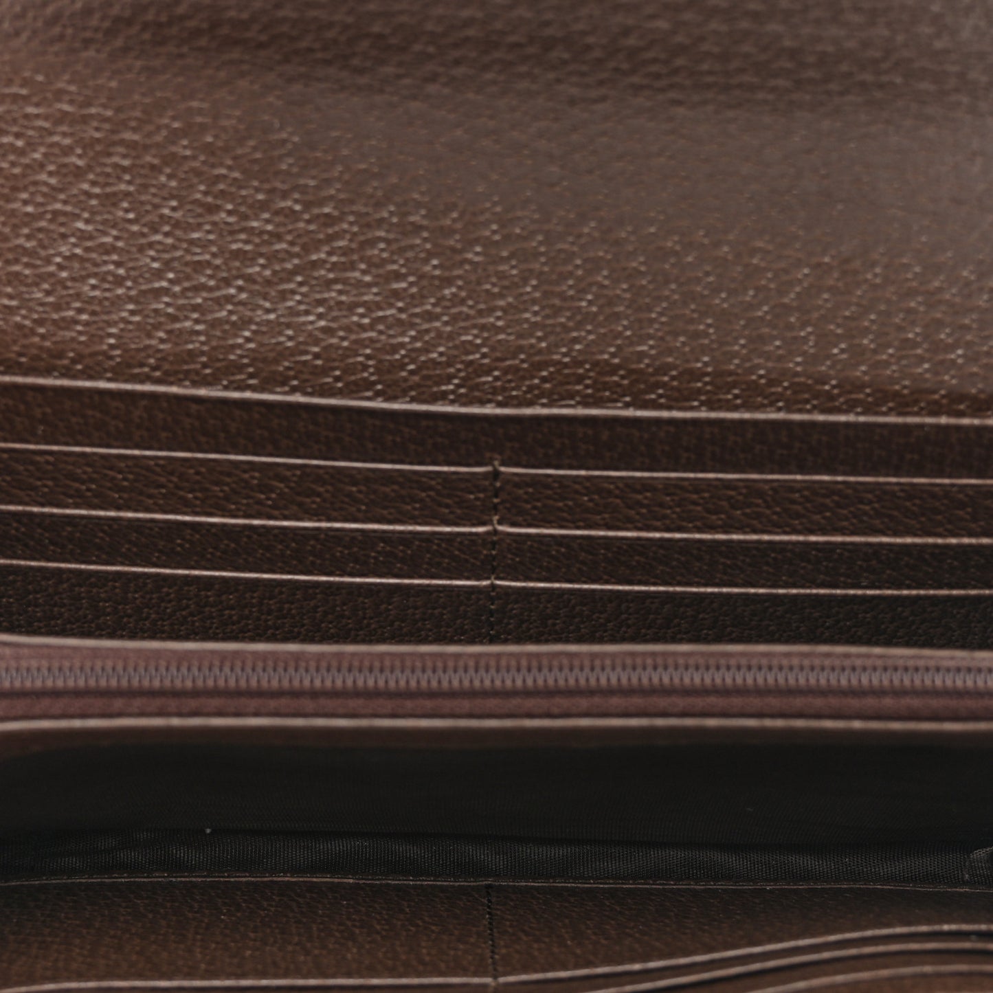 GG Supreme Monogram Web Ophidia Continental Wallet Brown
