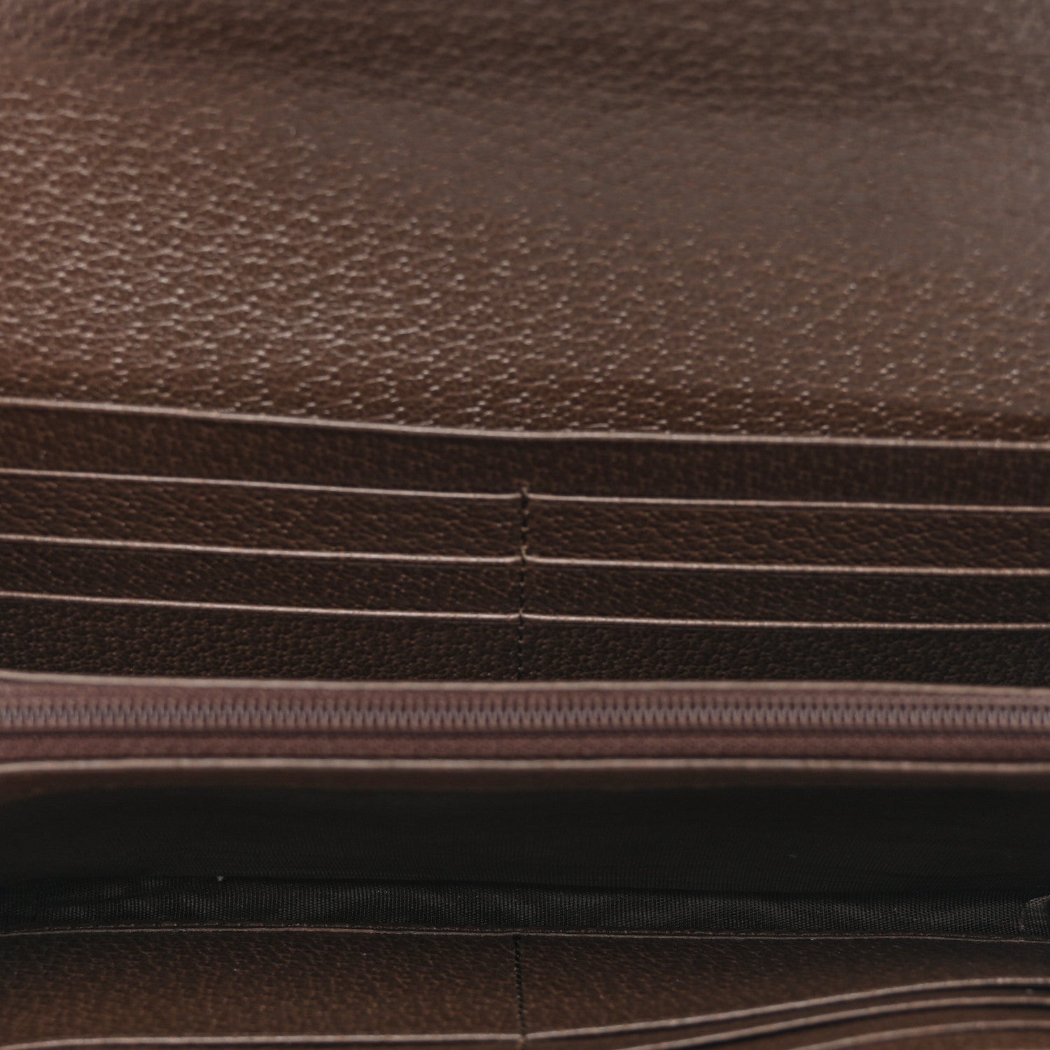 Gucci GG Supreme Monogram Web Ophidia Continental Wallet Brown 5 of 8