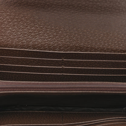 Gucci GG Supreme Monogram Web Ophidia Continental Wallet Brown 5 of 8