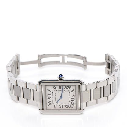 Cartier Stainless Steel 24mm Tank Solo Quartz Watch 3 of 13