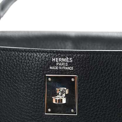 Hermes Taurillon Clemence Kelly Retourne 35 Black 6 of 15