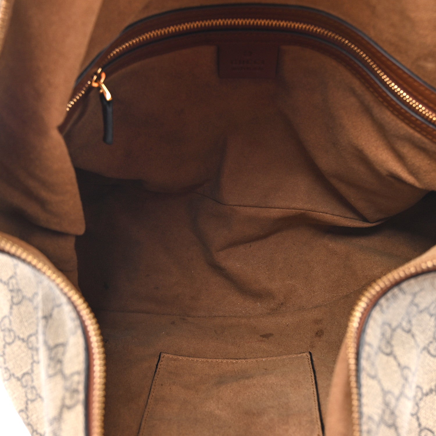 Gucci GG Supreme Monogram Large Linea A Hobo Light Brown 5 of 18